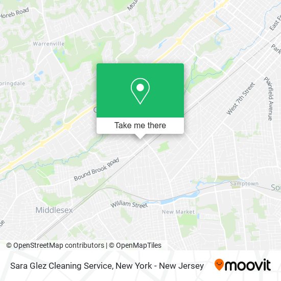 Sara Glez Cleaning Service map
