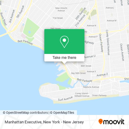 Mapa de Manhattan Executive