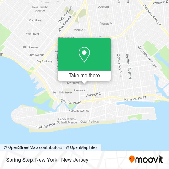 Spring Step map