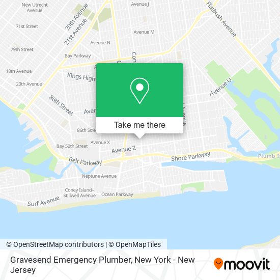 Gravesend Emergency Plumber map