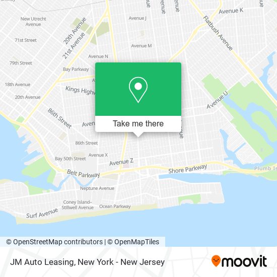 JM Auto Leasing map