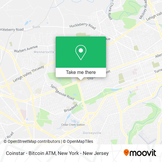 Coinstar - Bitcoin ATM map