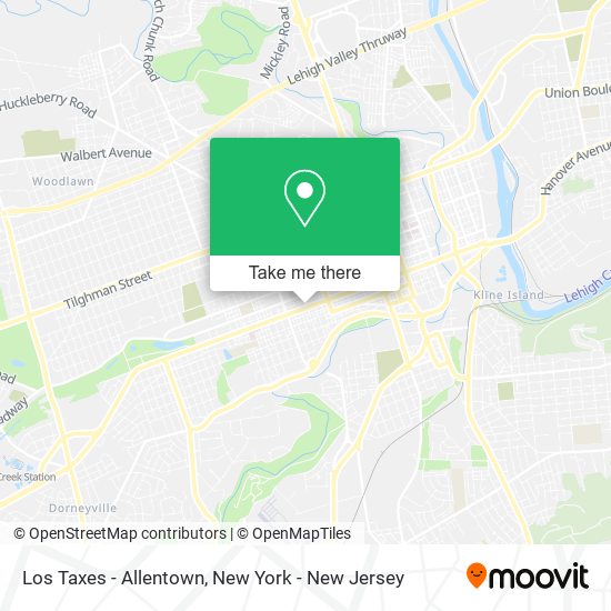 Los Taxes - Allentown map