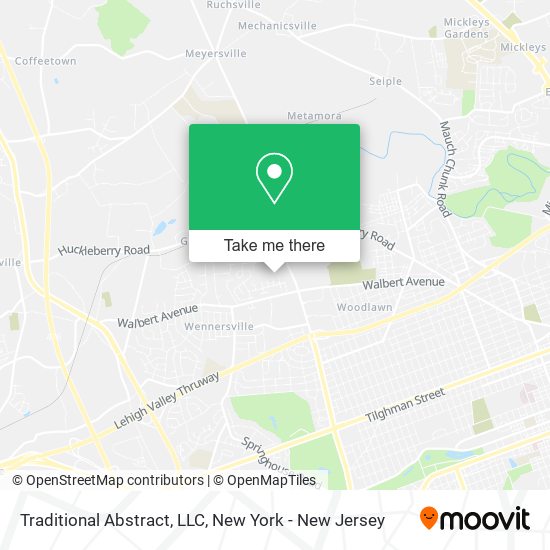 Mapa de Traditional Abstract, LLC