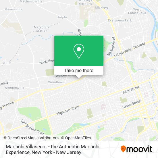 Mariachi Villaseñor - the Authentic Mariachi Experience map