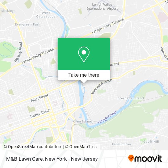 Mapa de M&B Lawn Care