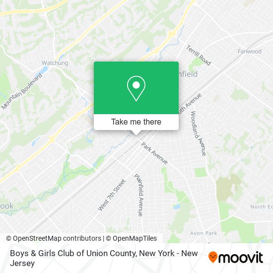 Mapa de Boys & Girls Club of Union County