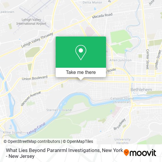 What Lies Beyond Paranrml Investigations map
