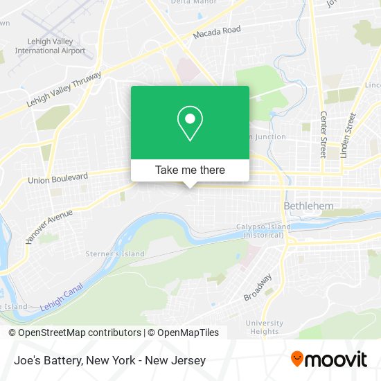 Joe's Battery map