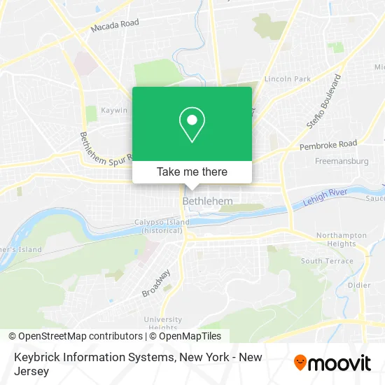 Keybrick Information Systems map