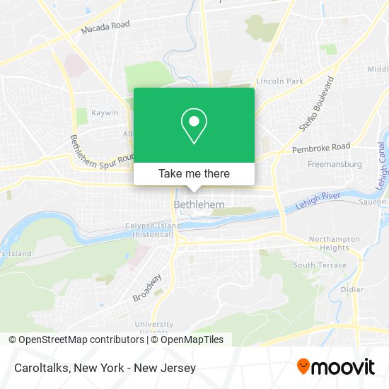 Caroltalks map