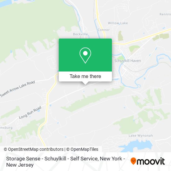 Mapa de Storage Sense - Schuylkill - Self Service