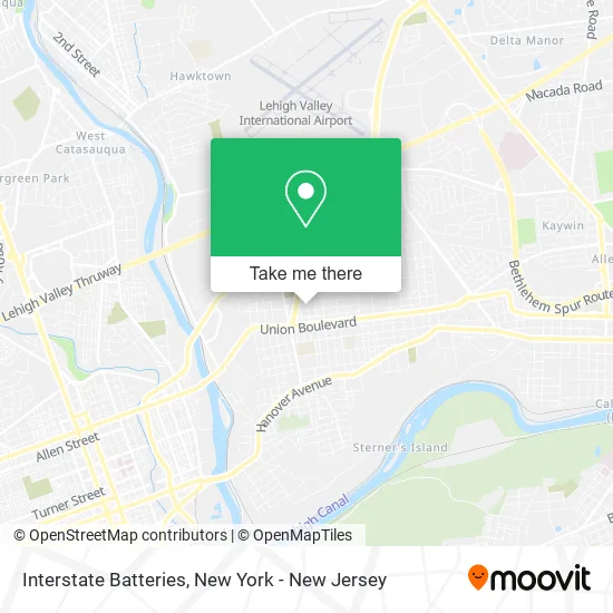 Interstate Batteries map