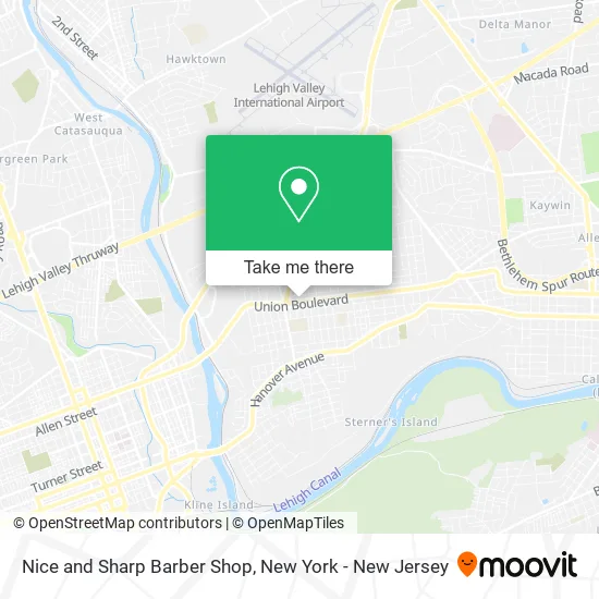 Nice and Sharp Barber Shop map