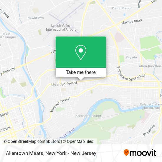 Allentown Meats map