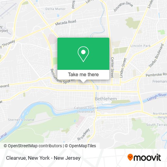 Clearvue map