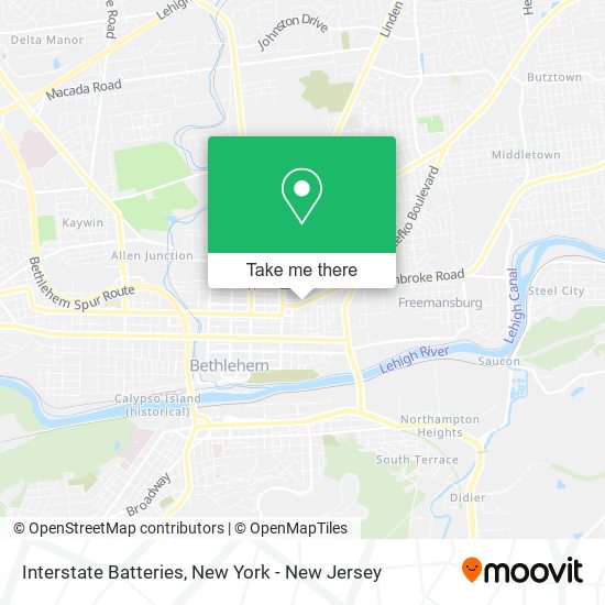 Interstate Batteries map