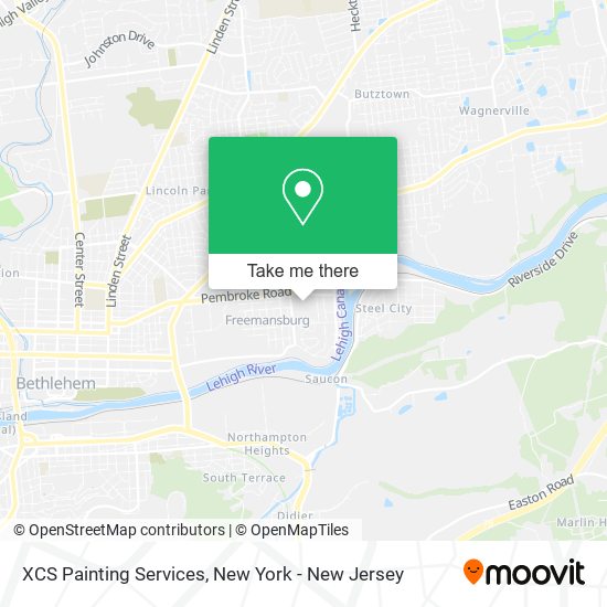 XCS Painting Services map