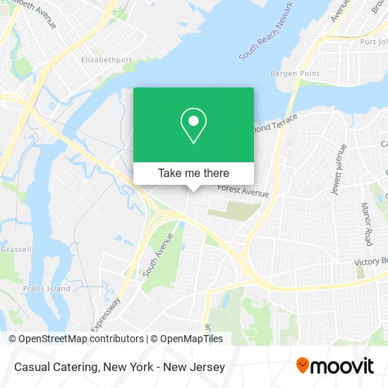 Mapa de Casual Catering