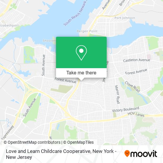 Mapa de Love and Learn Childcare Cooperative