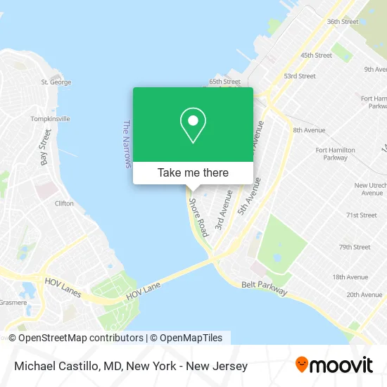 Michael Castillo, MD map