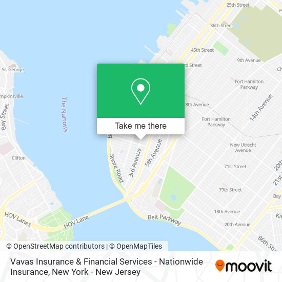 Mapa de Vavas Insurance & Financial Services - Nationwide Insurance