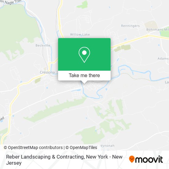 Reber Landscaping & Contracting map