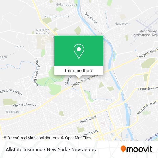 Mapa de Allstate Insurance