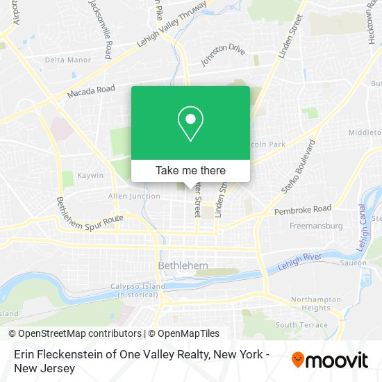 Erin Fleckenstein of One Valley Realty map
