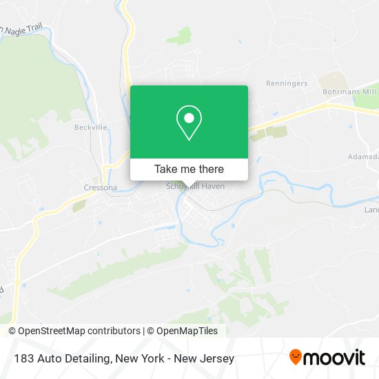 Mapa de 183 Auto Detailing