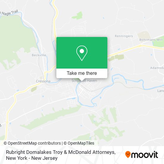Mapa de Rubright Domalakes Troy & McDonald Attorneys