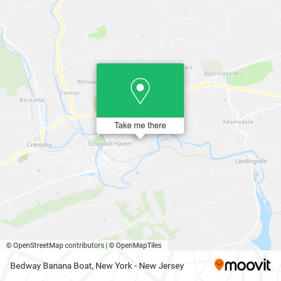 Mapa de Bedway Banana Boat