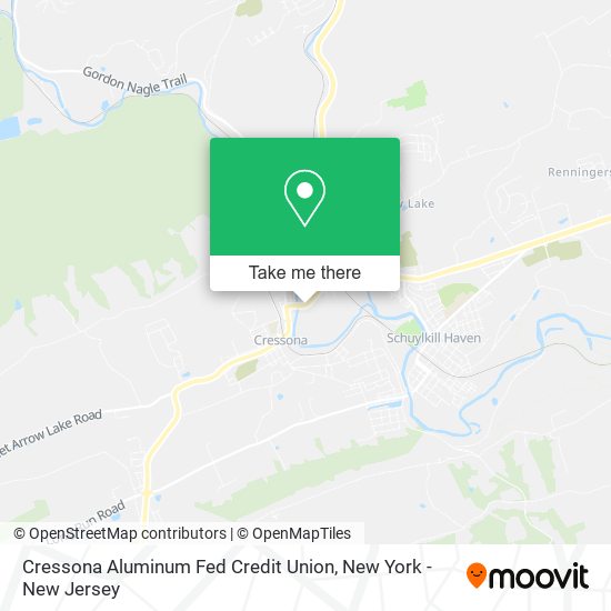 Mapa de Cressona Aluminum Fed Credit Union