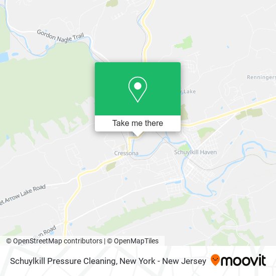 Mapa de Schuylkill Pressure Cleaning
