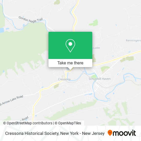 Mapa de Cressona Historical Society
