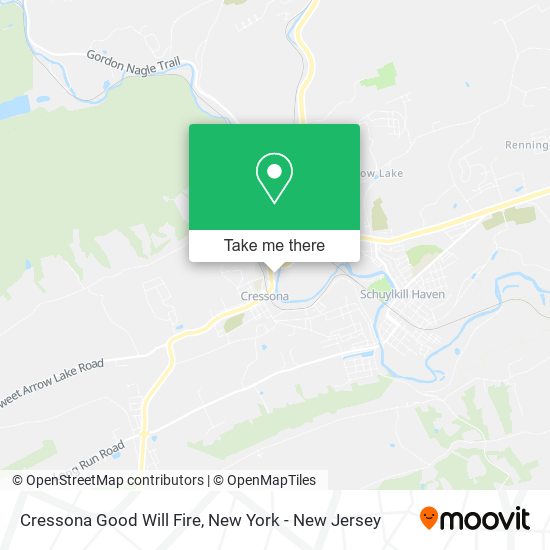 Mapa de Cressona Good Will Fire