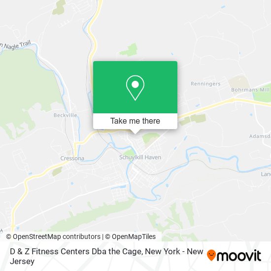 D & Z Fitness Centers Dba the Cage map