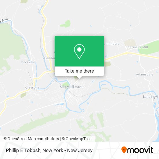 Mapa de Phillip E Tobash