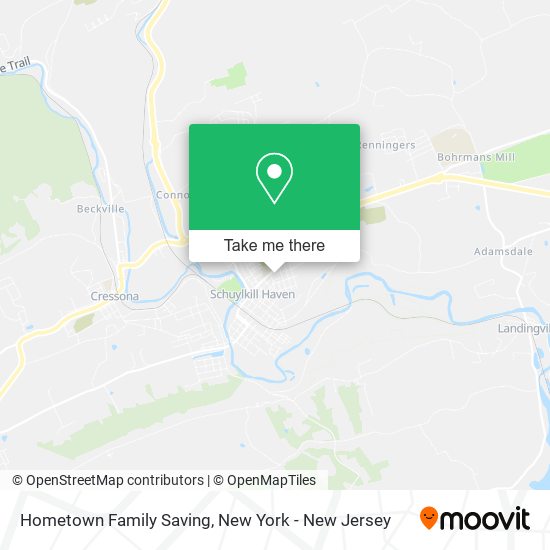 Hometown Family Saving map