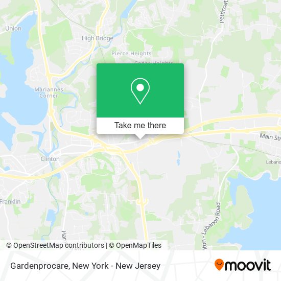 Gardenprocare map