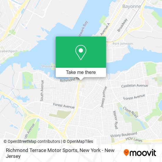 Mapa de Richmond Terrace Motor Sports