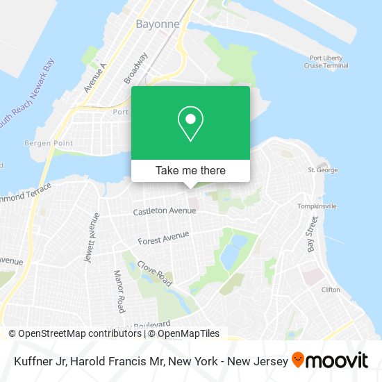 Kuffner Jr, Harold Francis Mr map