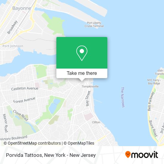 Porvida Tattoos map