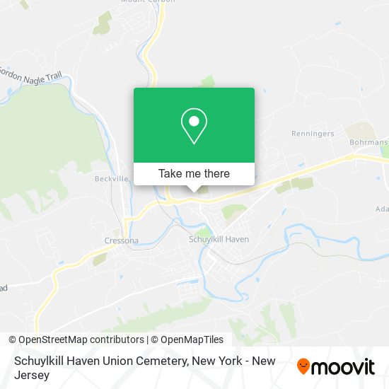 Schuylkill Haven Union Cemetery map