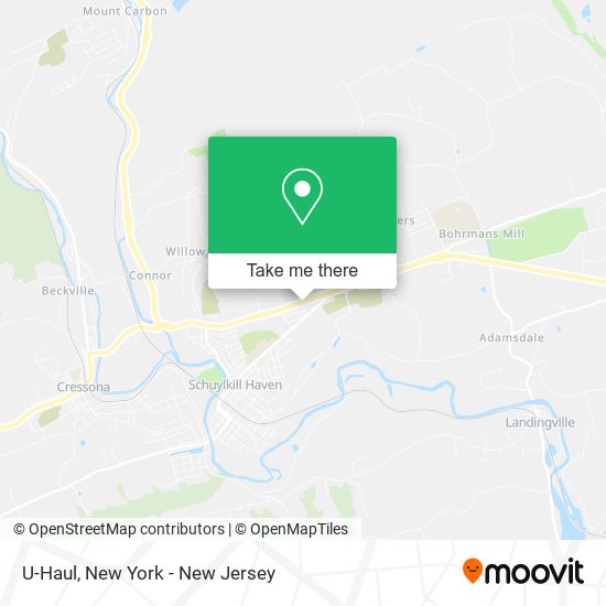 U-Haul map