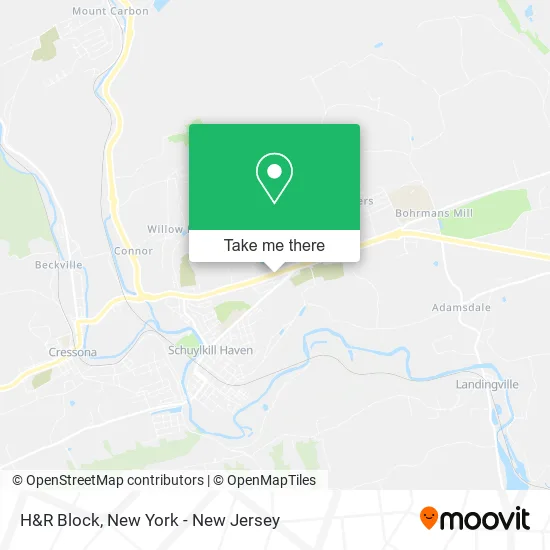 H&R Block map