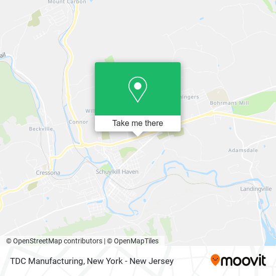 TDC Manufacturing map