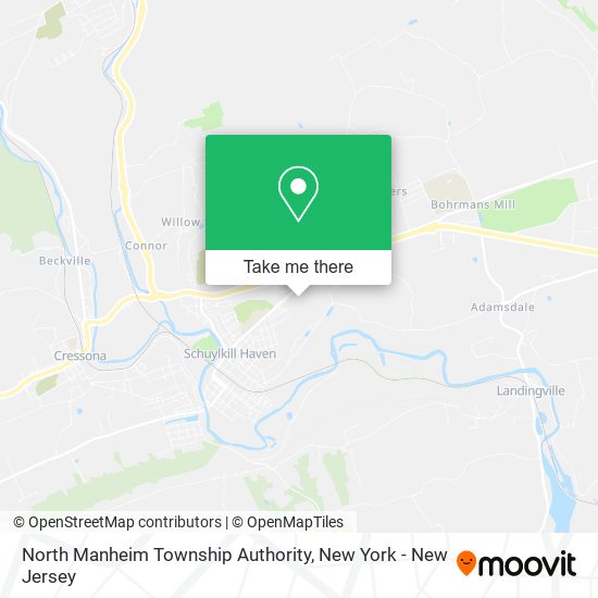 Mapa de North Manheim Township Authority