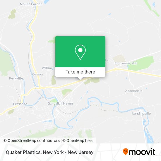 Quaker Plastics map