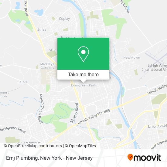 Mapa de Emj Plumbing